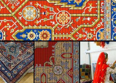 تاروپودی که نقش شکوفایی می زند، فرش قرمز برای هنر ایرانی