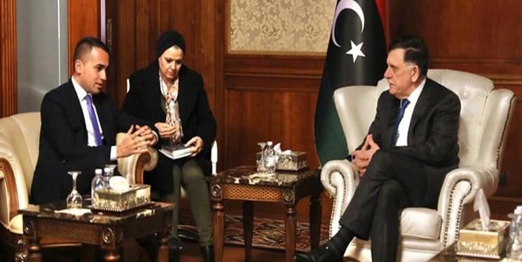 وزیر خارجه ایتالیا در لیبی با حفتر و سراج دیدار کرد