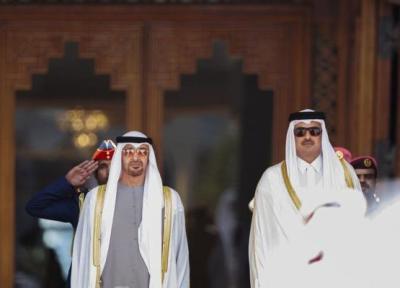 اولین سفر بن زاید به دوحه بعد از خاتمه تحریم قطر
