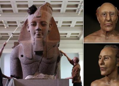 بازسازی چهره فرعون به یاری فناوری های نوین (بازسازی ساختمان)